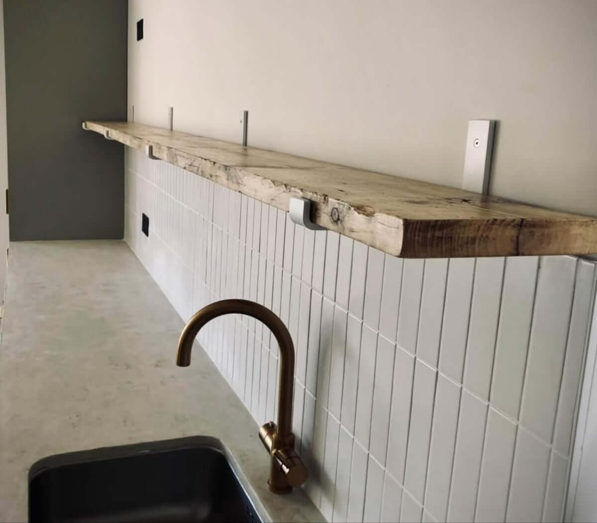 Reclaimed Scaffolding Board Rustic Shelves. Build your perfect shelf.