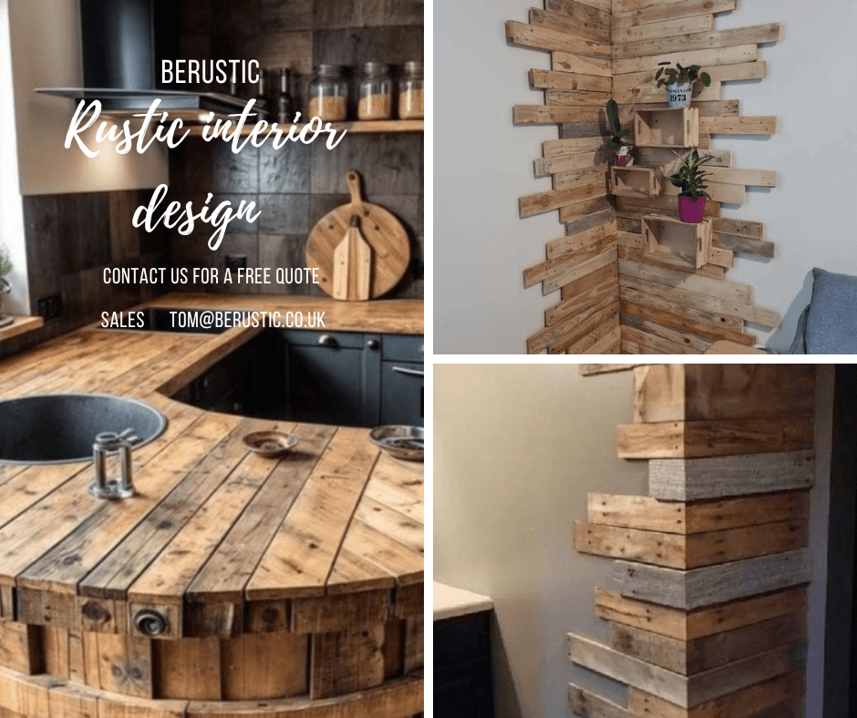 Reclaimed Pallet Wood Planks for Cladding