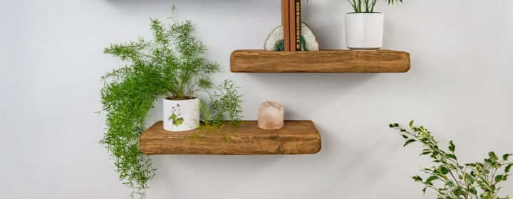 Extra Deep Chunky Rustic Wooden Shelf