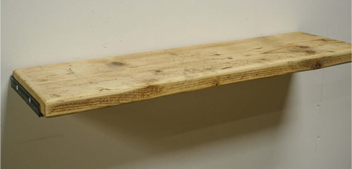 Reclaimed Scaffolding Board Rustic Shelves. Build your perfect shelf.